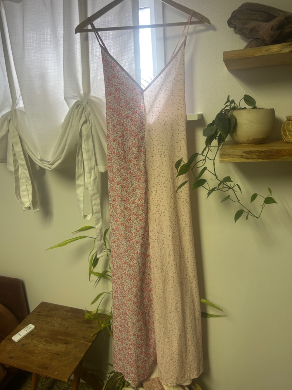 Cider Pink Floral Split Maxi Dress